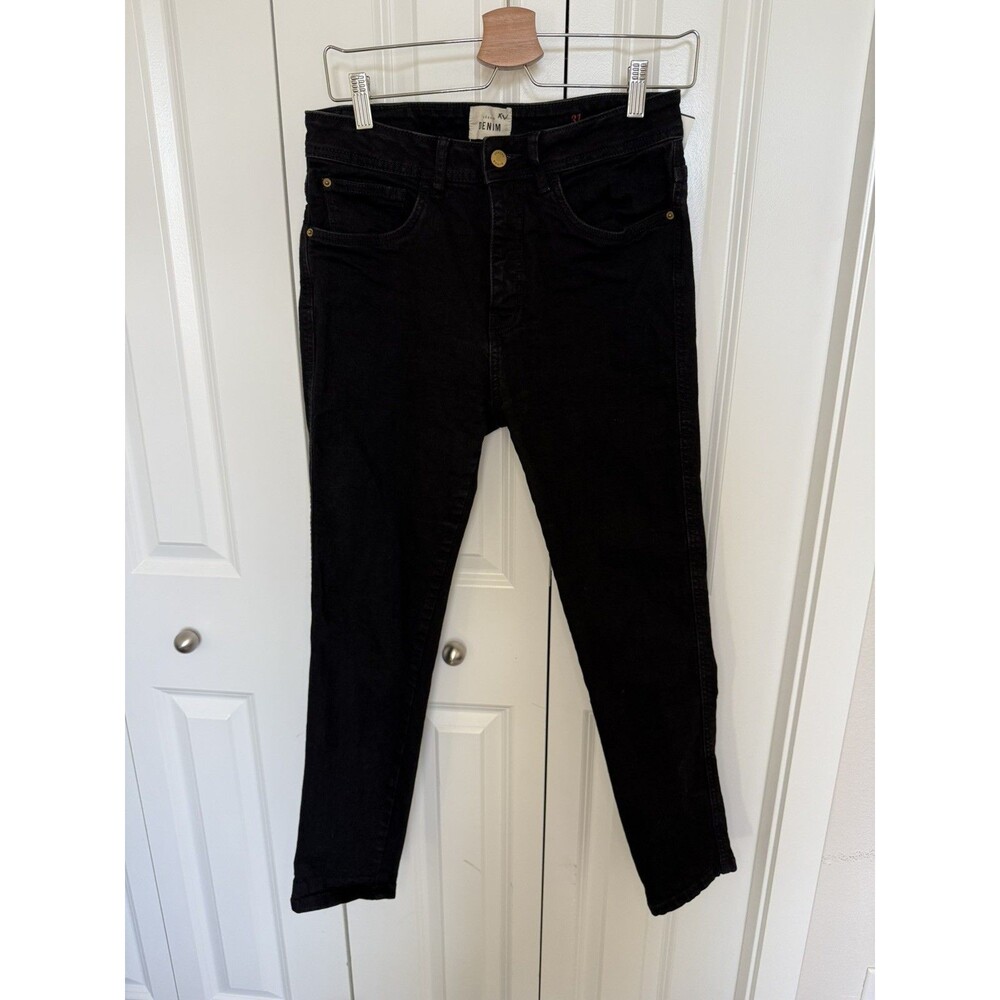 Sezane slim parfait black size 31 jeans denim